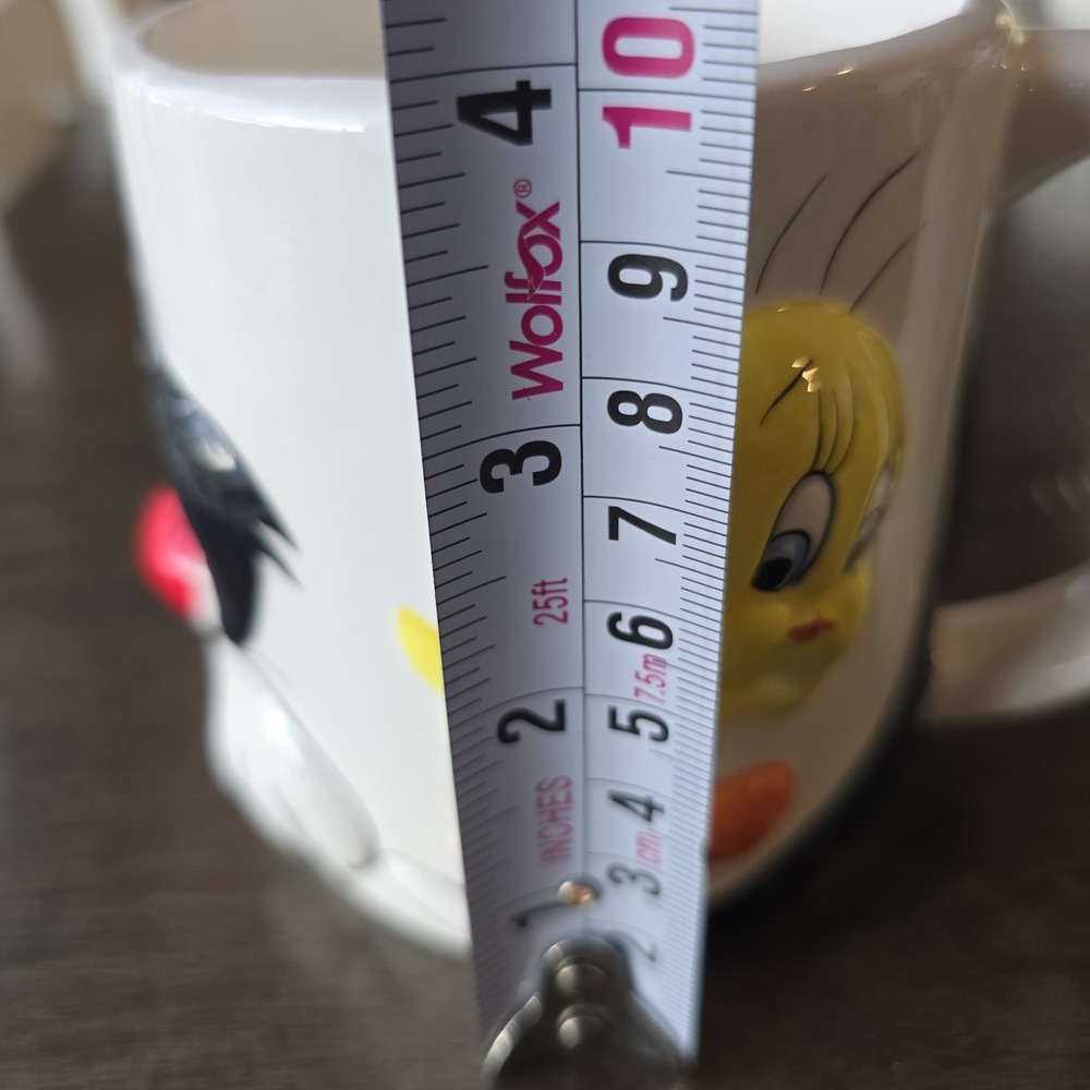 Vintage Gibson 1999 Looney Tunes‎ Tweety And Sylvester 16 OZ Mug Coffee Cup. - Picture 8 of 9